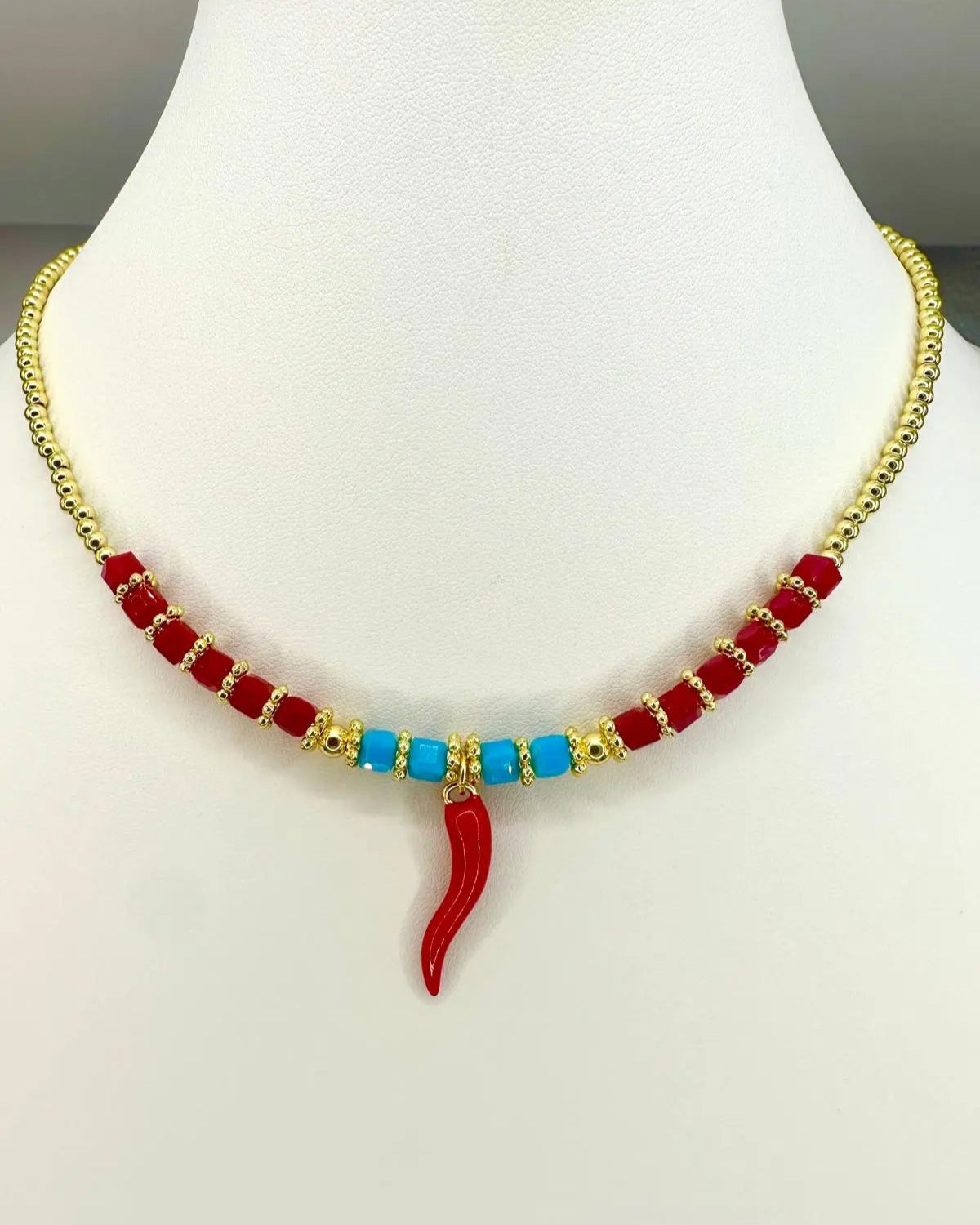 Cornetto Red Choker