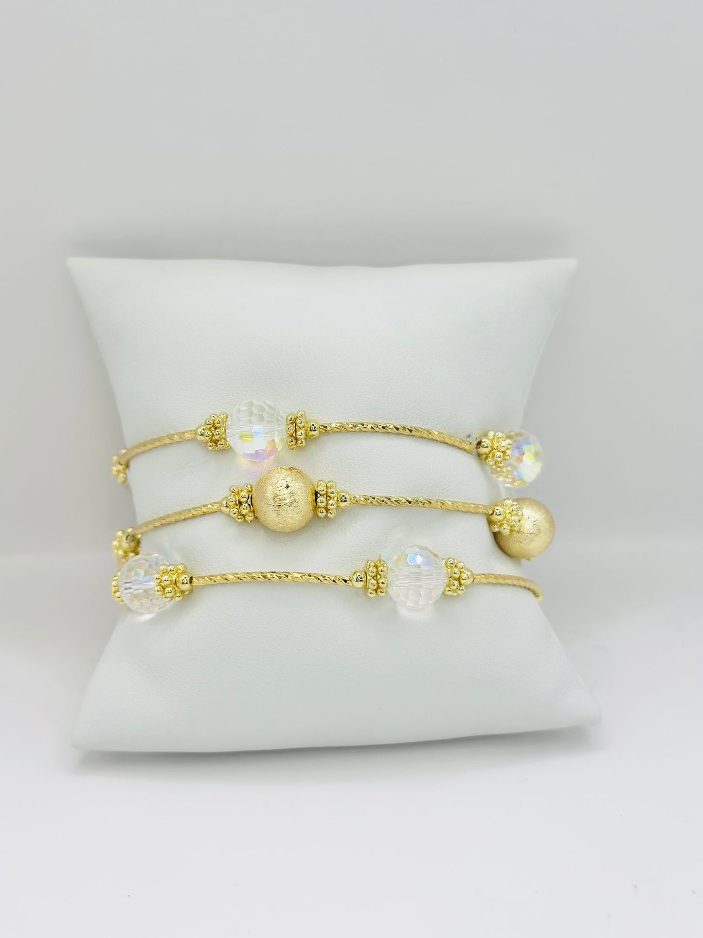 Triple bright bracelet