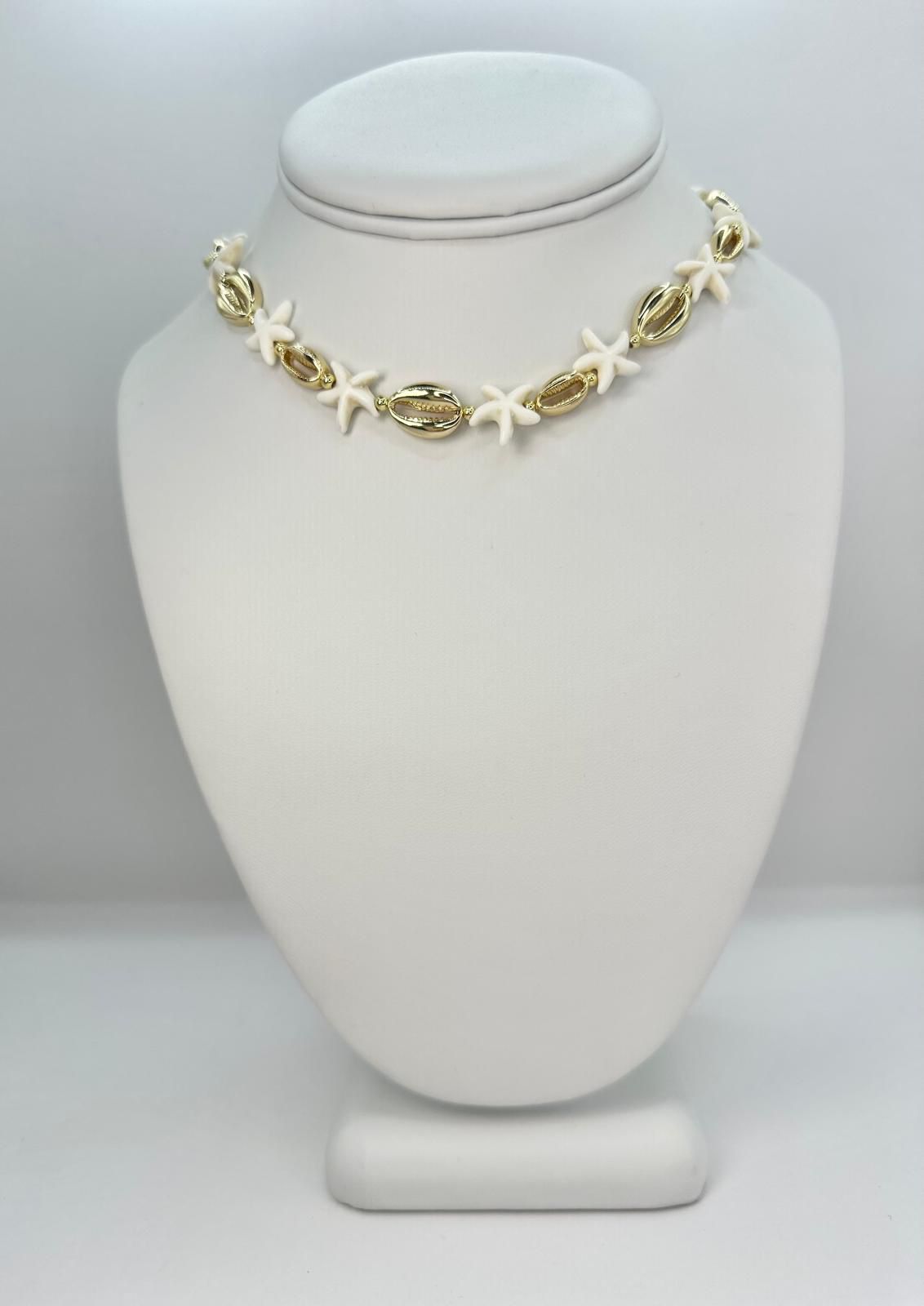 Acuarela Choker White