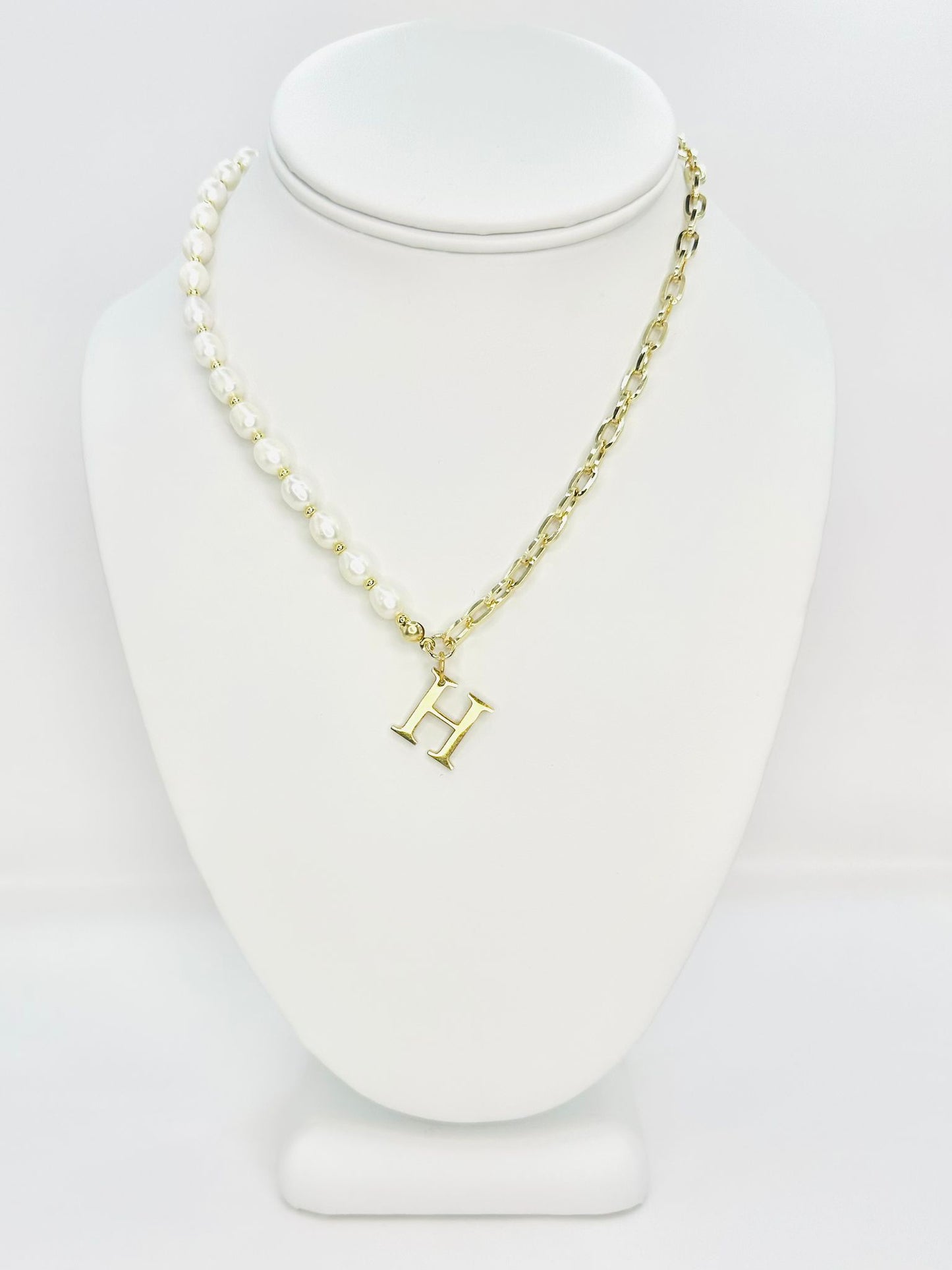 Camila Initial H Necklace