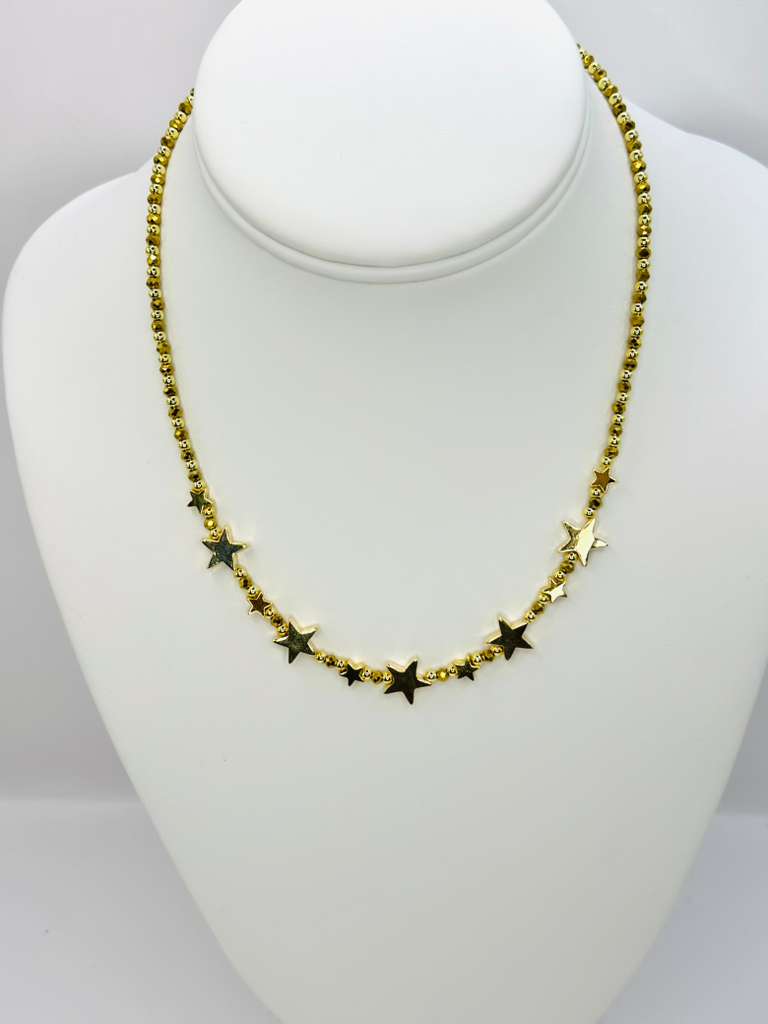 Star cristal necklace