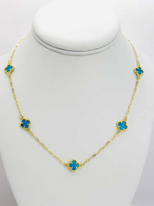 Van Cliff blue necklace