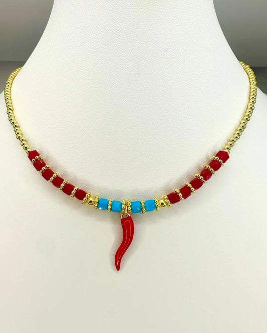 Cornetto Red Choker