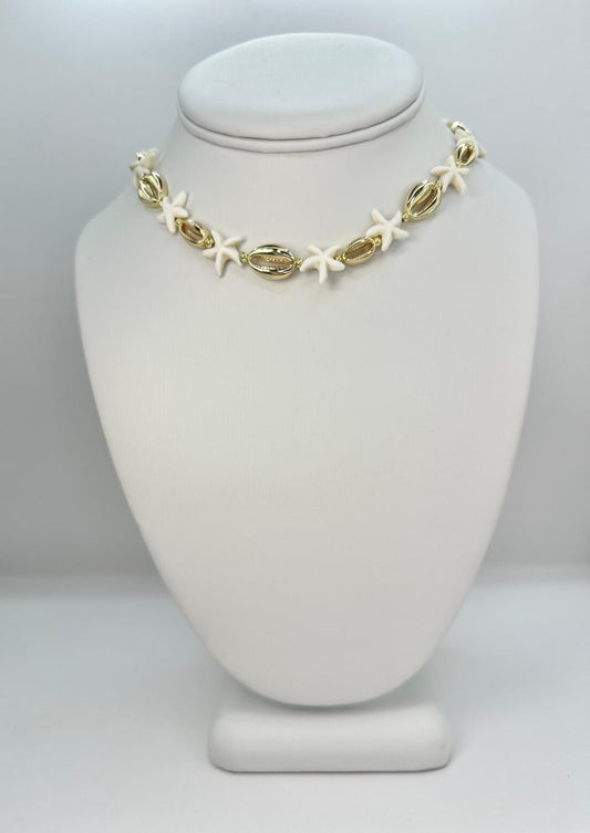 Acuarela Choker White