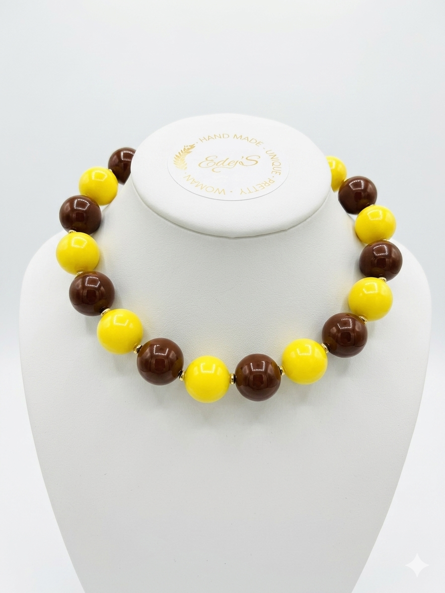 Candy Bom Heart yellow