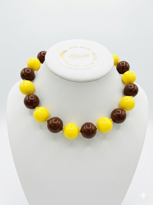 Candy Bom Heart yellow