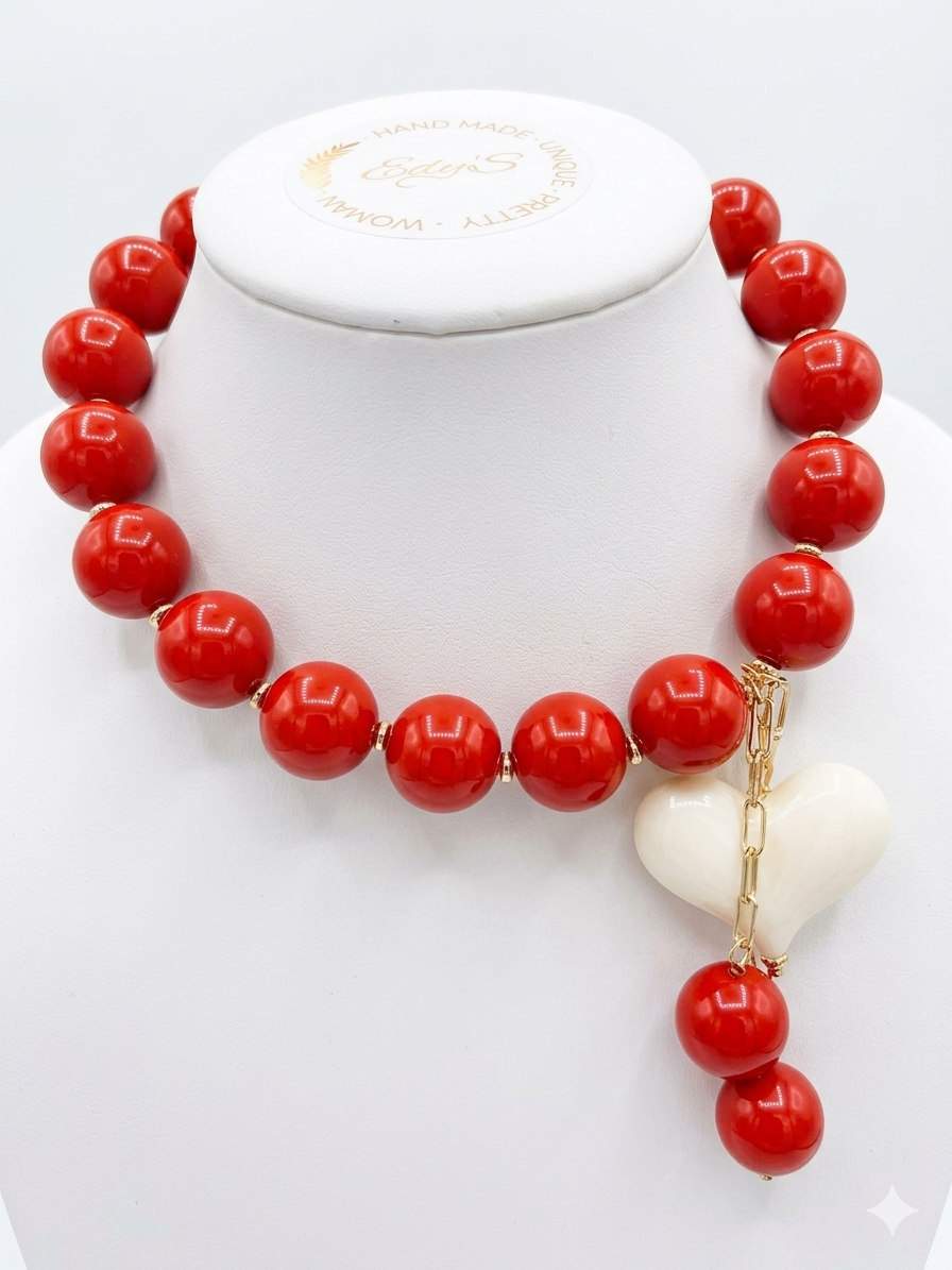 Candy Bom Red White