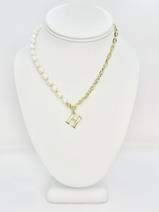 Camila Initial H Necklace