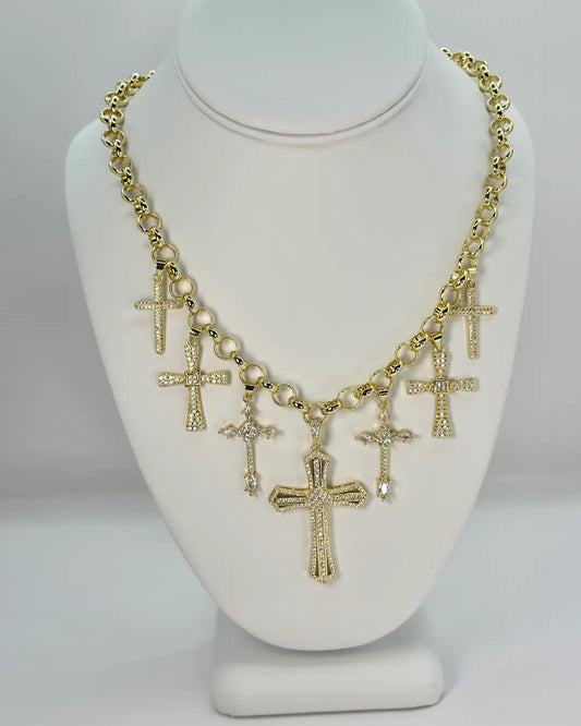 Gold Cross Necklace