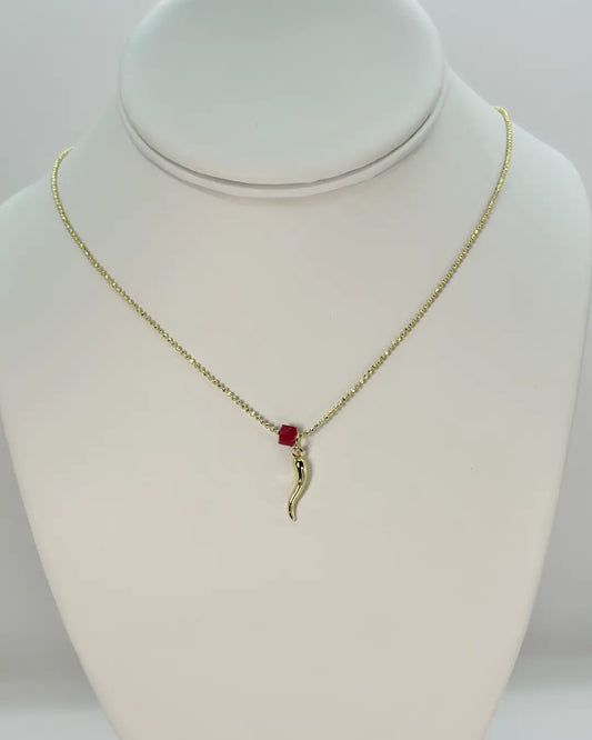 Mini Cornetto Gold Necklace